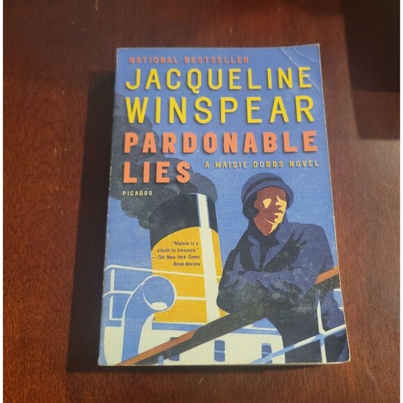 Pardonable Lies Maisie Dobbs Novel by Jacqueline Winspear SIGNED 2006 Paperback - Picture 1 of 5